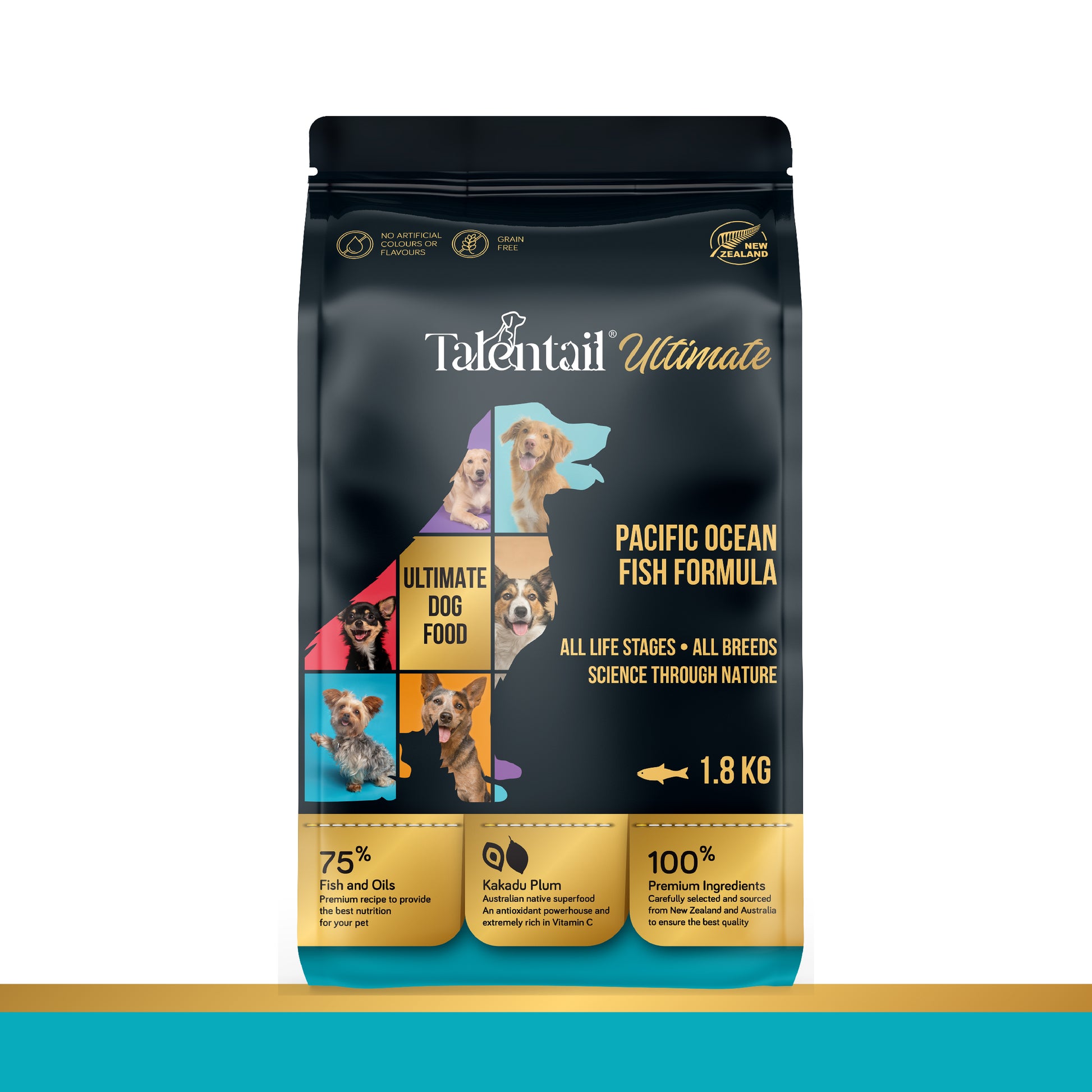 TALENTAIL Ultimate Pacific Ocean Fish Dog Food For All Life Stages