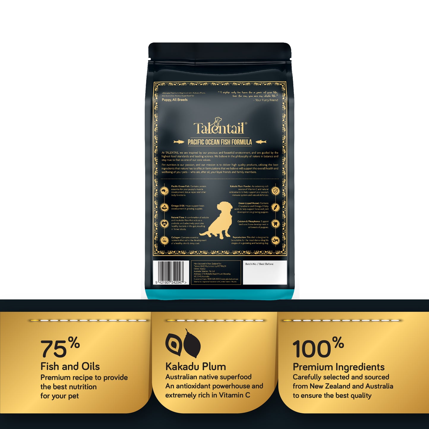 TALENTAIL Ultimate Pacific Ocean Fish Puppy Food