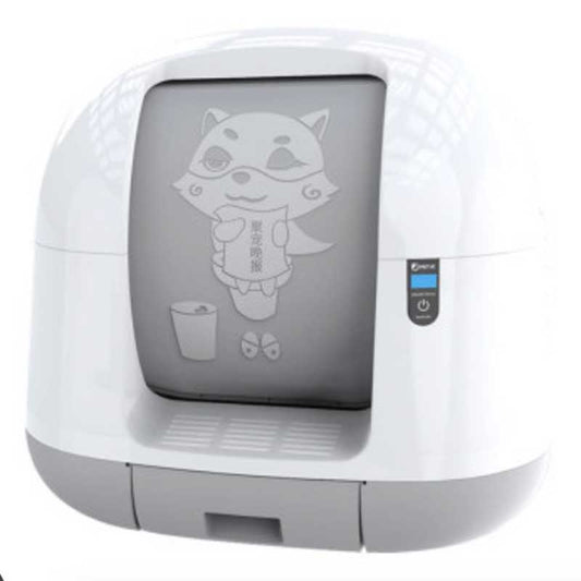 PETJC Large Automatic Self Cleaning Cats Sandbox Smart Litter Box Closed Tray Toilet