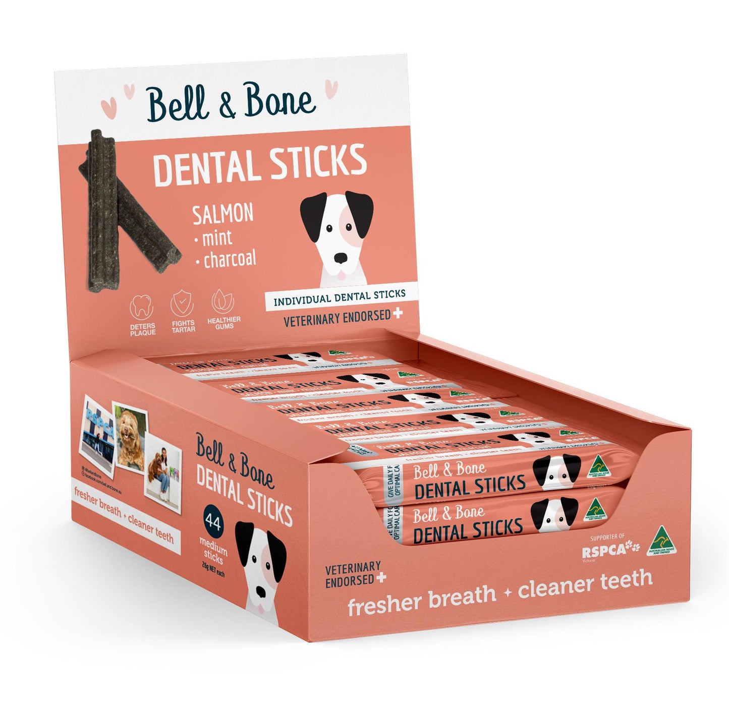 Bell & Bone - Pick N Mix Dental Sticks - Salmon 44 Sticks