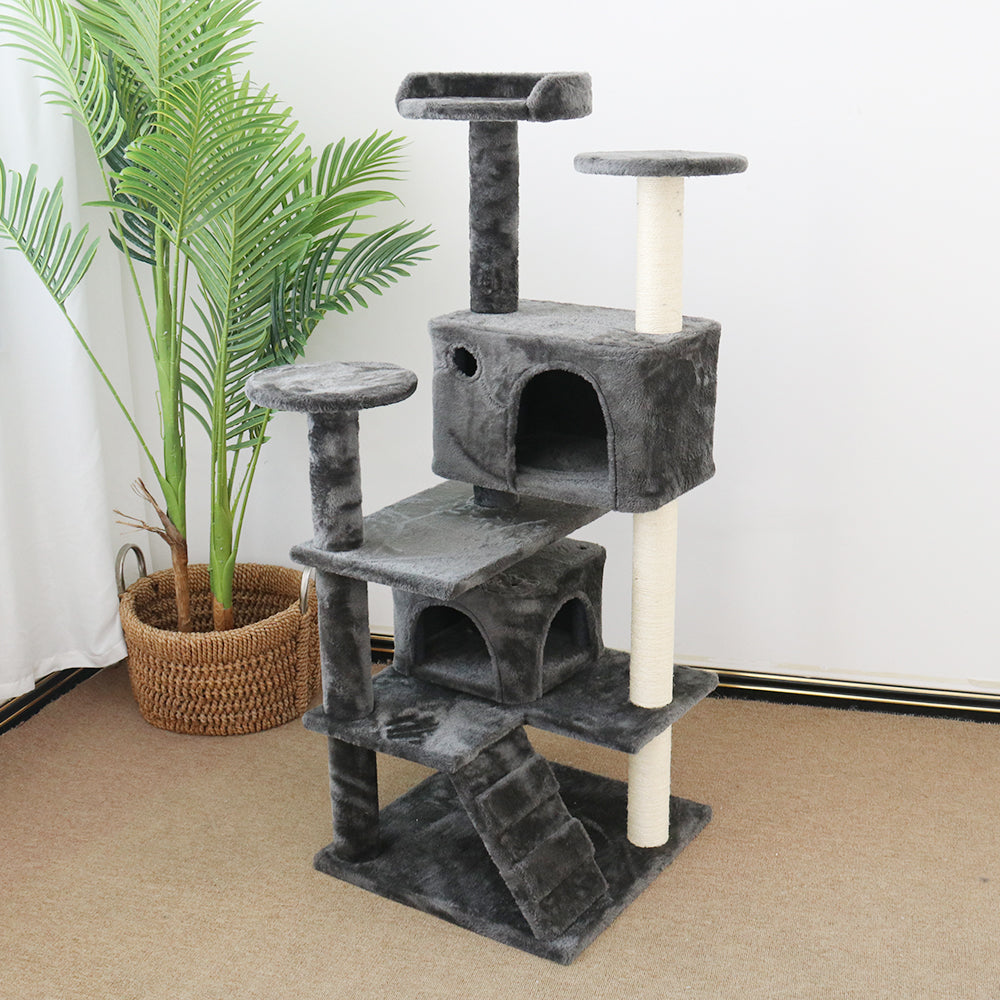 CATIO Chipboard Flannel Cat Scratching Tree