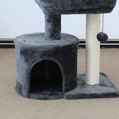 CATIO Chipboard Flannel Cat Scratching Tower