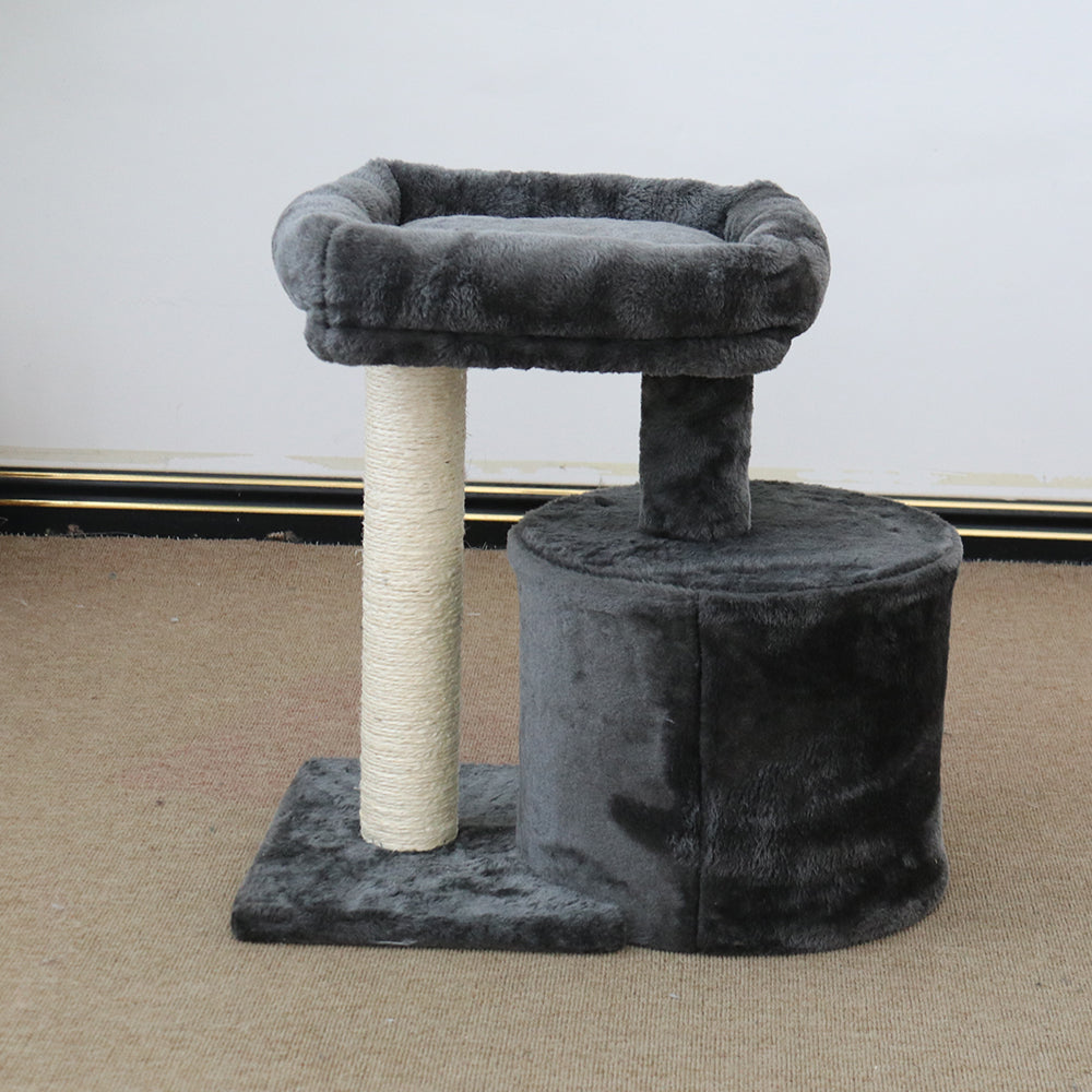 CATIO Chipboard Flannel Cat Scratching Tower