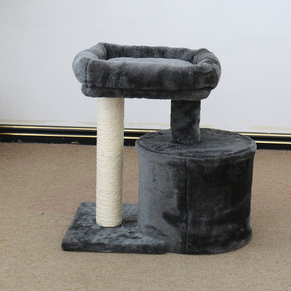 CATIO Chipboard Flannel Cat Scratching Tower