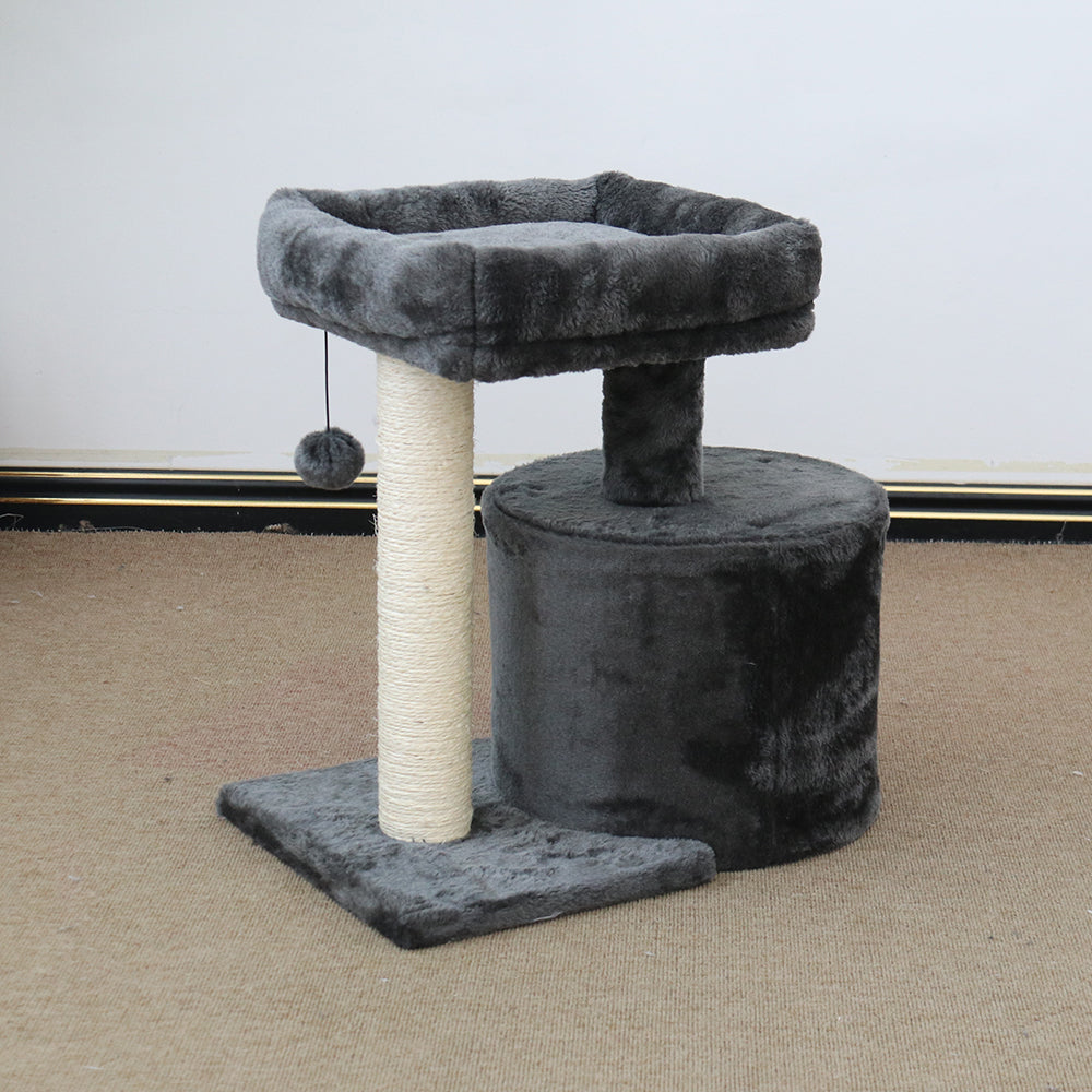 CATIO Chipboard Flannel Cat Scratching Tower