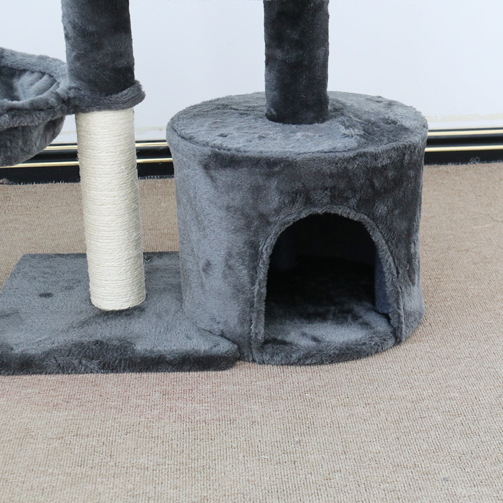 CATIO Chipboard Flannel Cat Scratching Tower