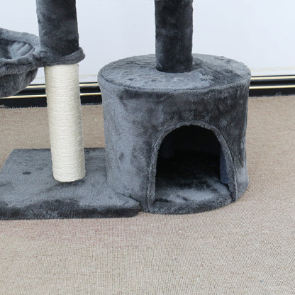 CATIO Chipboard Flannel Cat Scratching Tower