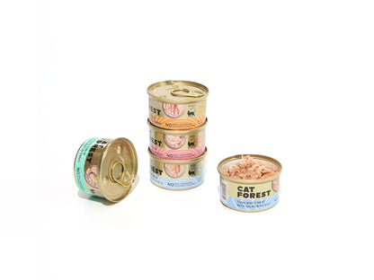 CAT FOREST Premium Tuna White Meat With Chicken In Jelly Cat Canned Food