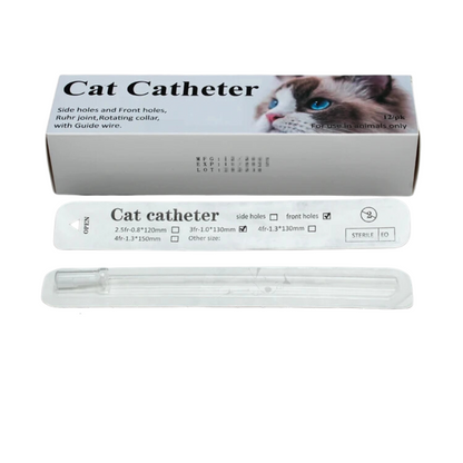 Cat Urinary Catheter with Stylet 3Fr 4Fr Veterinary Consumables