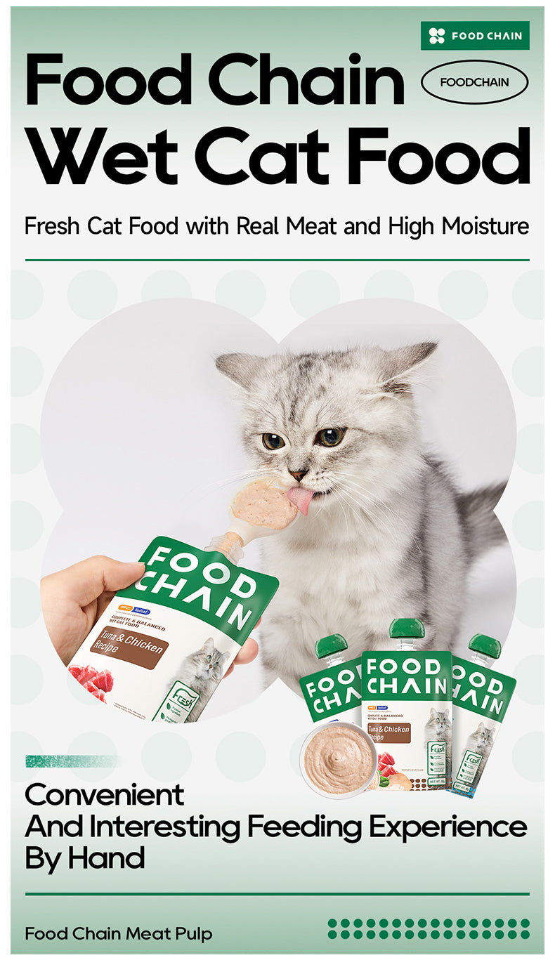 FOODCHAIN Tuna & Duck Recipe Wet Cat Food 80g