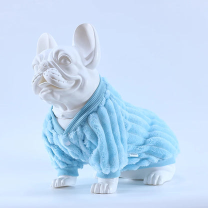 Soft Plush Winter Warm Dog Clothes for Small Dogs Pet Cat Puppy Vest Spring Autumn Shih Tzu Chihuahua French Bulldog Teddy Coats