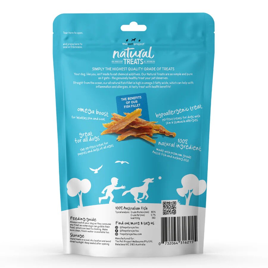 The Pet Project - Fish Fillets (100g) Dog Dental Chew