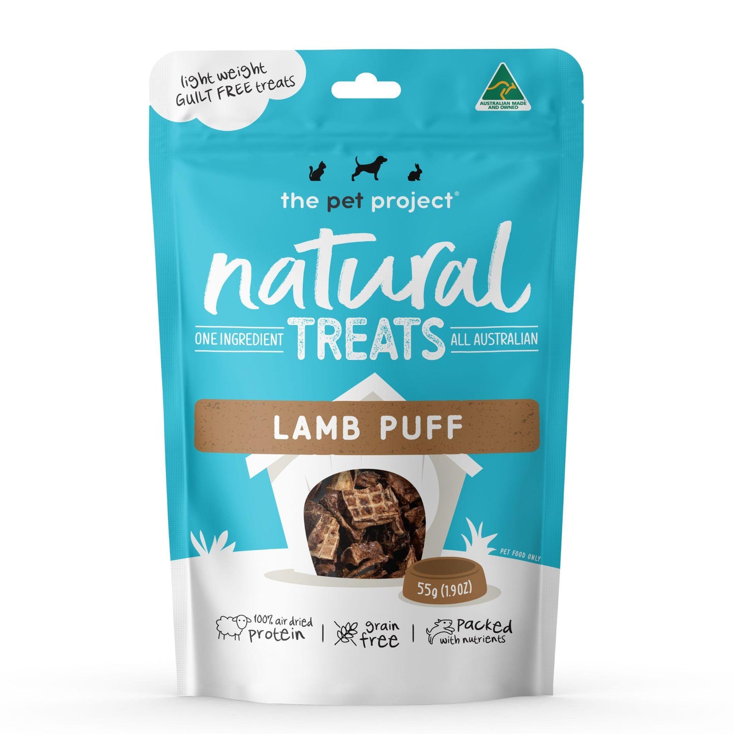 The Pet Project - Lamb Puff (55g) Dog Dental Chew