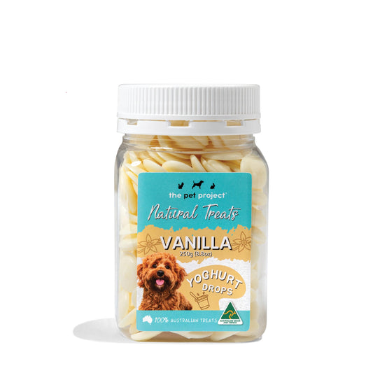 The Pet Project - Vanilla Yoghurt Drops (250g) Dog Treats