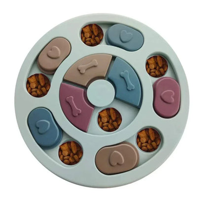 Pet Cat Dog Puzzle Toys Slow Feeder Interactive Increase IQ Food Dispenser Non-Slip Slowly Eating Bowl Cat Dogs Food Games