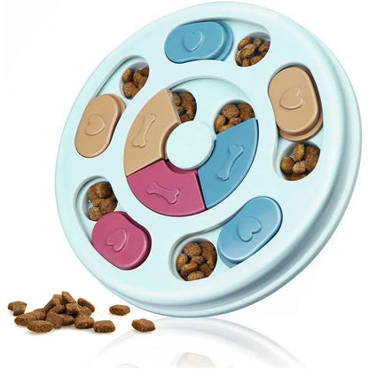 Pet Cat Dog Puzzle Toys Slow Feeder Interactive Increase IQ Food Dispenser Non-Slip Slowly Eating Bowl Cat Dogs Food Games