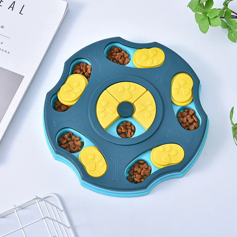 Pet Cat Dog Puzzle Toys Slow Feeder Interactive Increase IQ Food Dispenser Non-Slip Slowly Eating Bowl Cat Dogs Food Games