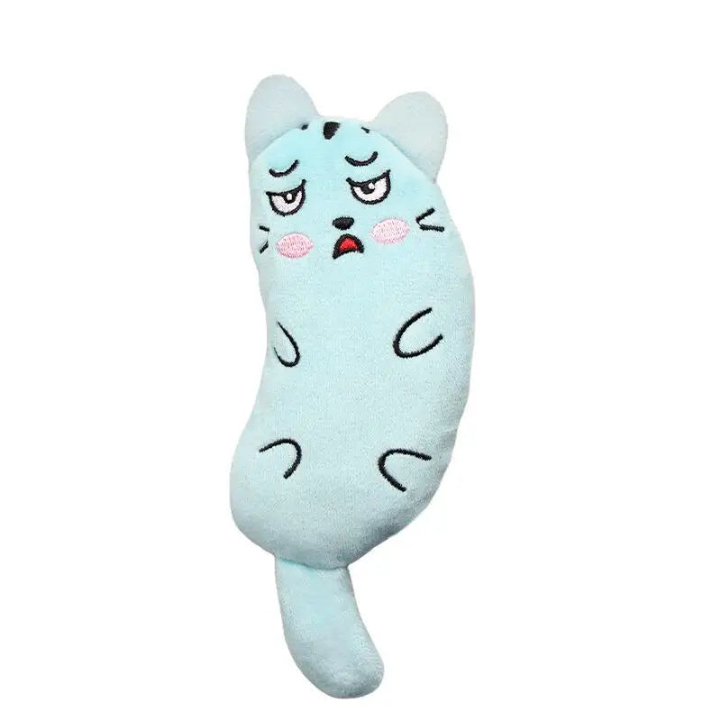 Cute Cat Toys Funny Interactive Plush Cat Toy Mini Teeth Grinding Catnip Toys Kitten Chewing Squeaky Toy Pets Accessories