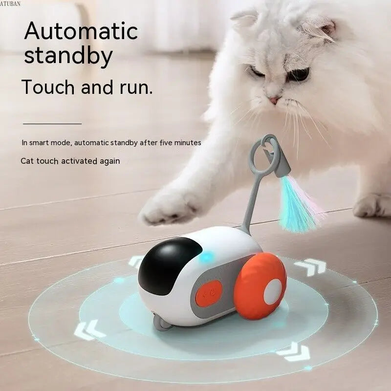 Smart Cat Toy Automatic Moving Remote Controlled Toy Car for Cats Dogs Interactive Playing Training Pet Supplies