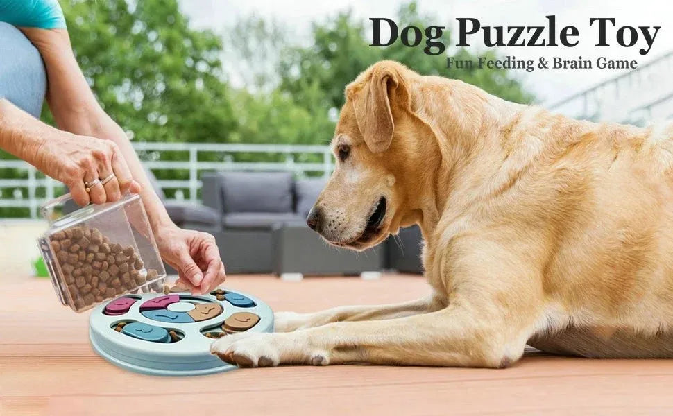 Pet Cat Dog Puzzle Toys Slow Feeder Interactive Increase IQ Food Dispenser Non-Slip Slowly Eating Bowl Cat Dogs Food Games