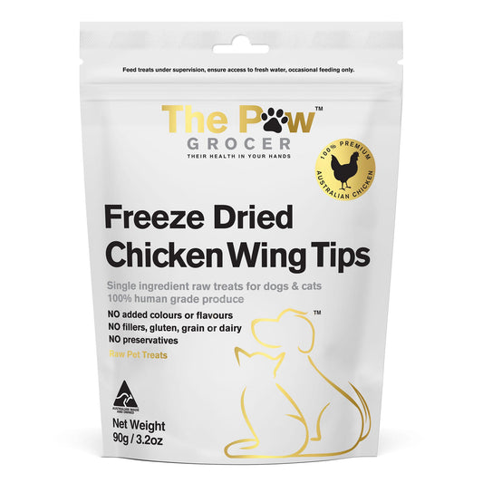 The Paw Grocer Dogs and Cats - Chicken Wing Tips 90g