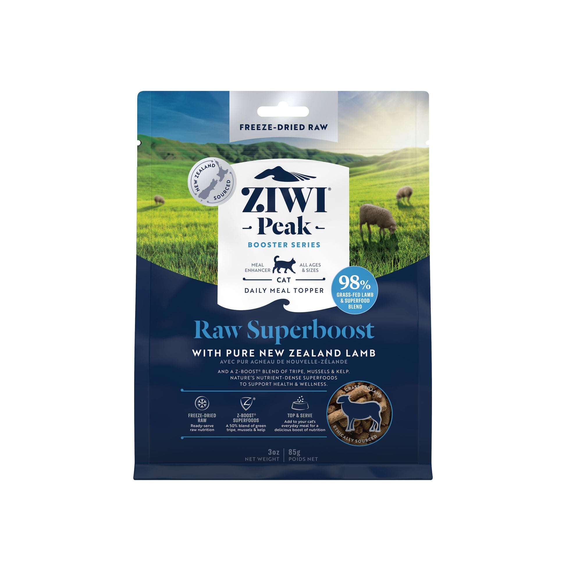 Ziwi Peak Freeze Dried Cat Superboost 85g Lamb